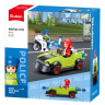 Конструктор "Полицейское преследование" 98 деталей, 2 фигурки