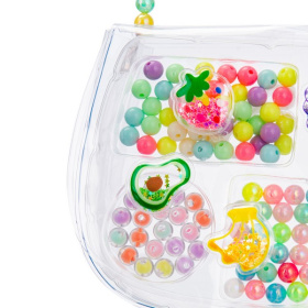 Набор Girl's club "Рукодельница-Фрукты": сумочка, бисер, леска, застежки Набор Girl's club "Рукодельница-Фрукты": сумочка, бисер, леска, застежки