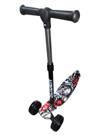 Самокат трехколесный Slider, колеса светящиеся