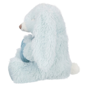 Заяц нежно-голубой с сердцем, 25 см Заяц нежно-голубой с сердцем, 25 см