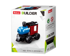 Конструктор "Паровоз" 25 деталей