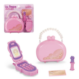 Набор "Юная модница" сумочка, телефон, помада, карта