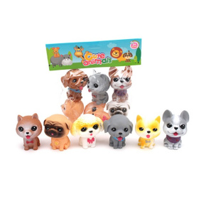 Игрушки для купания ПВХ "Собачки" 6 шт