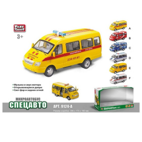 Машинка инерционная "Грузовой фургон. Аварийная служба"
