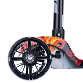 Самокат трехколесный Slider, колеса светящиеся