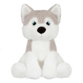 Собака хаски, 19 см, в/п 19*15*15 см