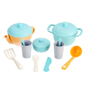 Набор Girl's Club "Посуда", более 11 предметов, органические материалы