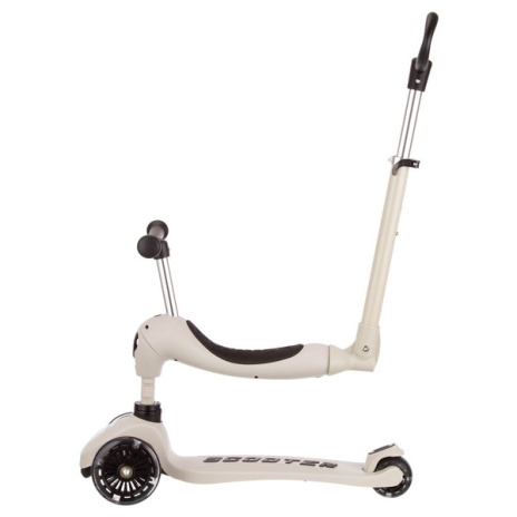 Самокат трансформер трехколесный с ручкой управления