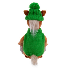 Игрушка мягконабивная ТМ "Relana" Конь в шапочке и свитере Филипп, 25 см