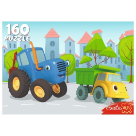 Пазлы 160 элементов Лицензия/ Синий Трактор