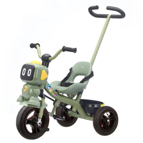 Велосипед 3-х колесный с ручкой управления, надувные колеса 8 и 10 дюймов