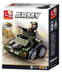 Конструктор "Армия - танк" 151 деталь