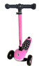 Самокат трехколесный Slider, светящиеся полиуретановые колёса и платформа, руль складной