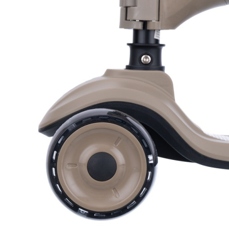 Самокат трехколесный Slider, колеса светящиеся, руль складной