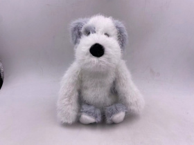 Собака бело-серая, 22 см