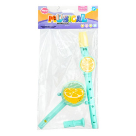 Набор "Музыкальные инструменты": ручной барабан, флейта