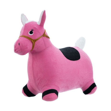 Животное-прыгун лошадка в тканевой накидке, 3 цвета