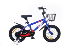 Велосипед двухколесный "Slider Star 14"  с дополнительными колесами