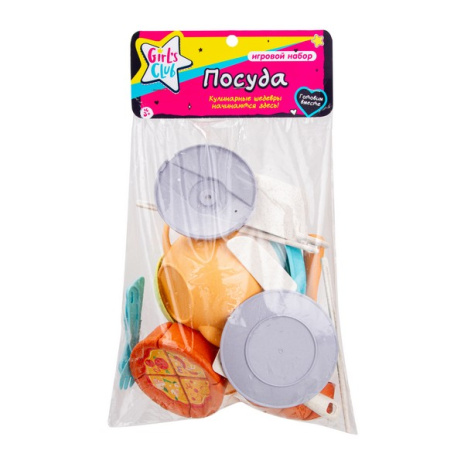 Набор Girl's Club "Посуда", более 18 предметов, органические материалы