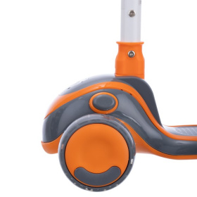 Самокат трехколесный Slider, колеса светящиеся, руль складной