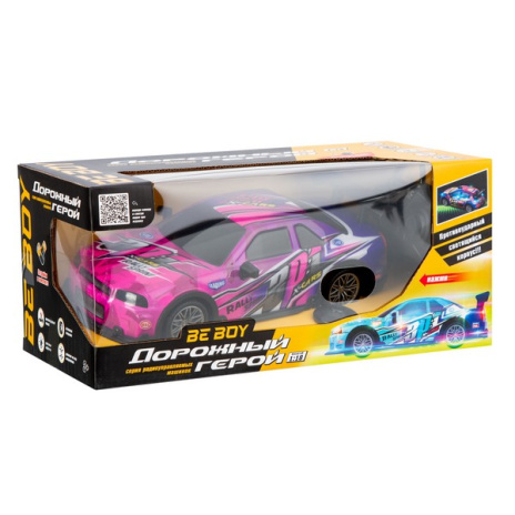 Машинка на пульте радиоуправления "BeBoy", противоударный светящийся корпус