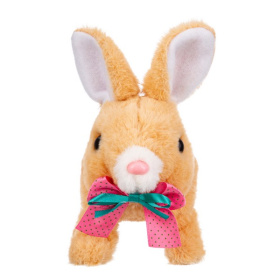 Игрушка мягкая "Зайчик" Girl's club, ходит, звуковые эффекты