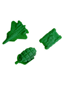 Набор для опытов "Шипучие бомбочки. Аромат яблока" 3 в 1, в/к