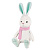 Мягкая Игрушка Maxitoys Luxury, Кролик Тони в Шарфе, 25 см