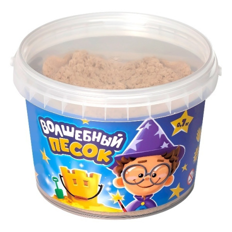 Кинетический песок "Волшебный песок" 700 гр., ведерко, песочный Кинетический песок "Волшебный песок" 700 гр., ведерко, песочный