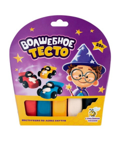 Тесто для лепки «Волшебное тесто» 250 гр. "Тачки"