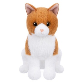 Игрушка мягконабивная ТМ "Relana" Кот рыжий с белым, 21 см, в/п 21*12*15 см