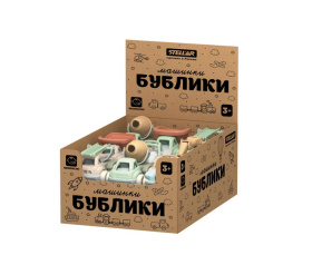 Машинка «Бублик»  Коллекция «Зефир» размер шт. 8*5*5 см, (18 шт в наборе)