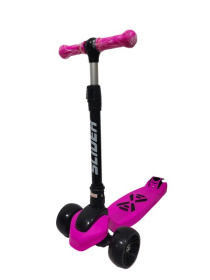 Самокат трехколесный Slider, колеса светящиеся, руль складной