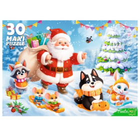 Mакси-пазлы 30 элементов "Снежная горка" Mакси-пазлы 30 элементов "Снежная горка"