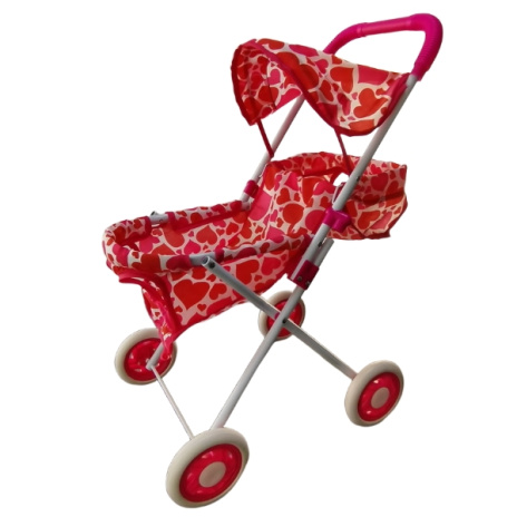 Коляска для кукол, металлическая, размер: 49*29*57 см Коляска для кукол, металлическая, размер: 49*29*57 см