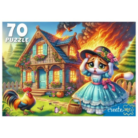Пазлы 70 элементов. КОШКИН ДОМ
