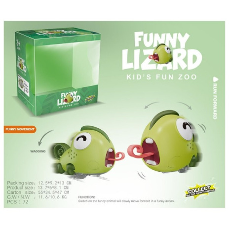 Ящерица на батарейках