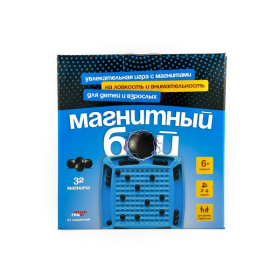 Игра "Магнитный бой" (голубой) 6+