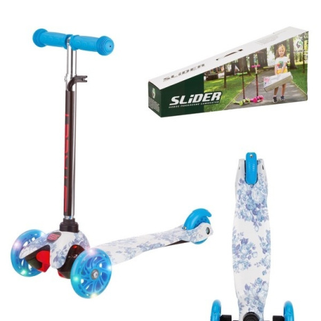 Самокат трехколесный, колеса PU со светом