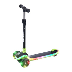 Самокат трехколесный Slider, светящиеся полиуретановые колёса и платформа, руль складной