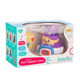 Машинка "Ведьмочка" "Elefantino" на пульте р/у, игрушка снимается, световые и звуковые эффекты