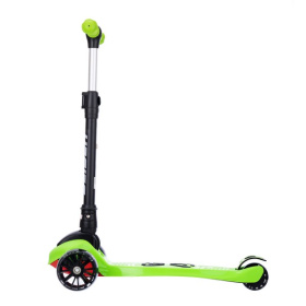 Самокат трехколесный Slider, колеса светящиеся, руль складной