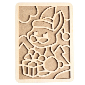 Раскраска пластилином 9, "Зайчик" Раскраска пластилином 9, "Зайчик"