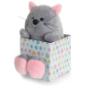 Игрушка мягкая "Кот Марсель" серый