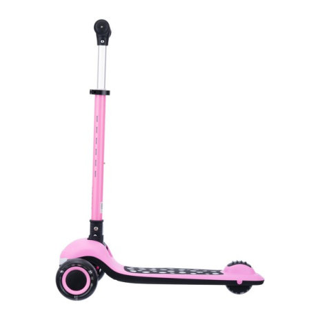 Самокат трехколесный Slider, светящиеся полиуретановые колёса и платформа, руль складной