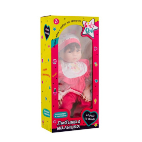 Кукла 45 см Girls Club "Любимая малышка", виниловая, с аксессуарами