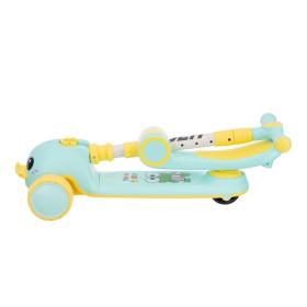 Самокат трехколесный Slider, колеса светящиеся, руль складной