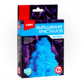 Выращивание кристаллов. Деревья "Голубая ёлочка"