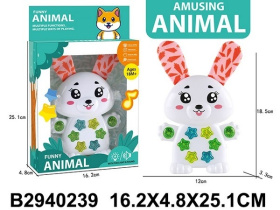 Игрушка развивающая "Зайчик", световые и звуковые эффекты