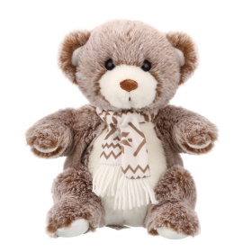 Мишка в шарфике, 23 см